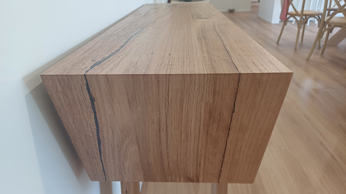 Trapezoid Hall Table